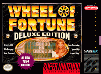 Wheel of Fortune Deluxe Edition Super Nintendo US box art